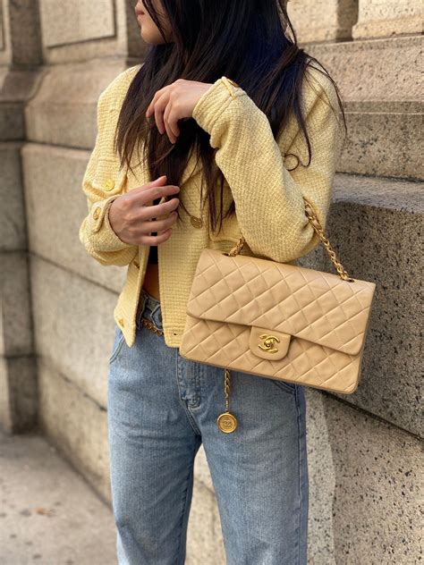 chanel beige purse price|beige chanel bag outfit.